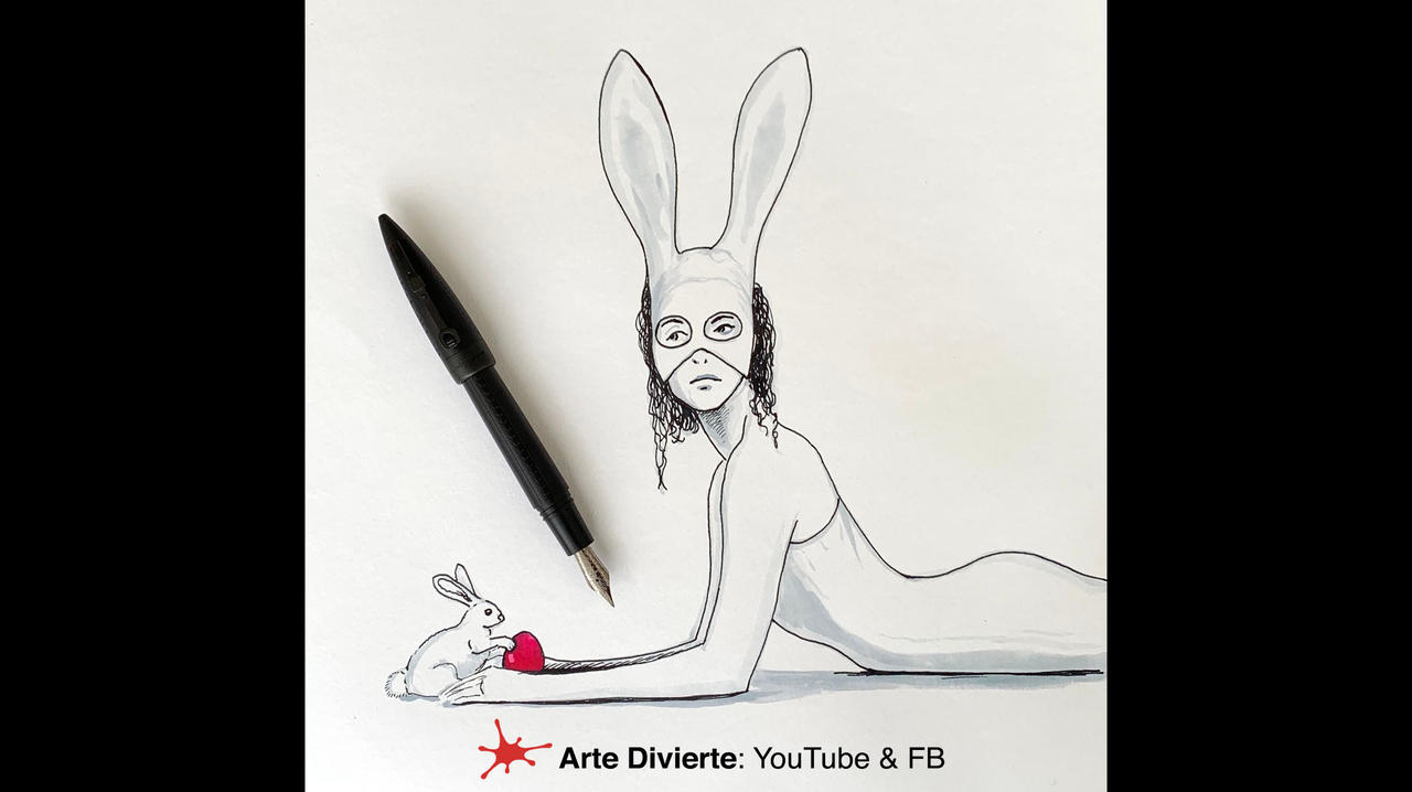 COMO DIBUJAR UNA CHICA Y CONEJO DE PASCUA - Facil by LeonardoPereznieto on DeviantArt COMO DIBUJAR UNA CHICA Y CONEJO DE PASCUA - Facil by LeonardoPereznieto on DeviantArt