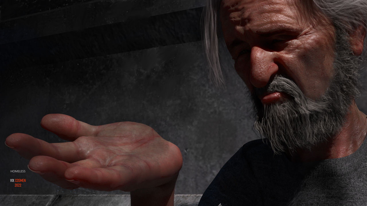 Bearded Homeless Deviantart Homeless by vixcosmen on DeviantArt