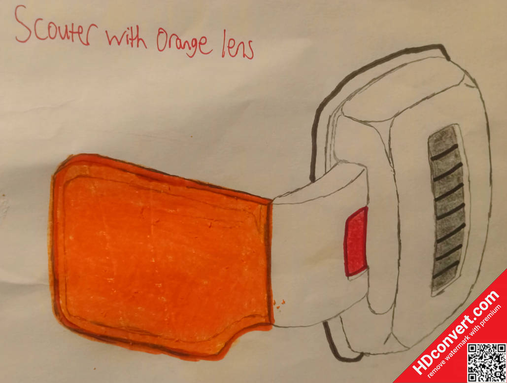 Dragon Ball Z/Super Scouter with Orange Lens by quincyjazimar13 on ...