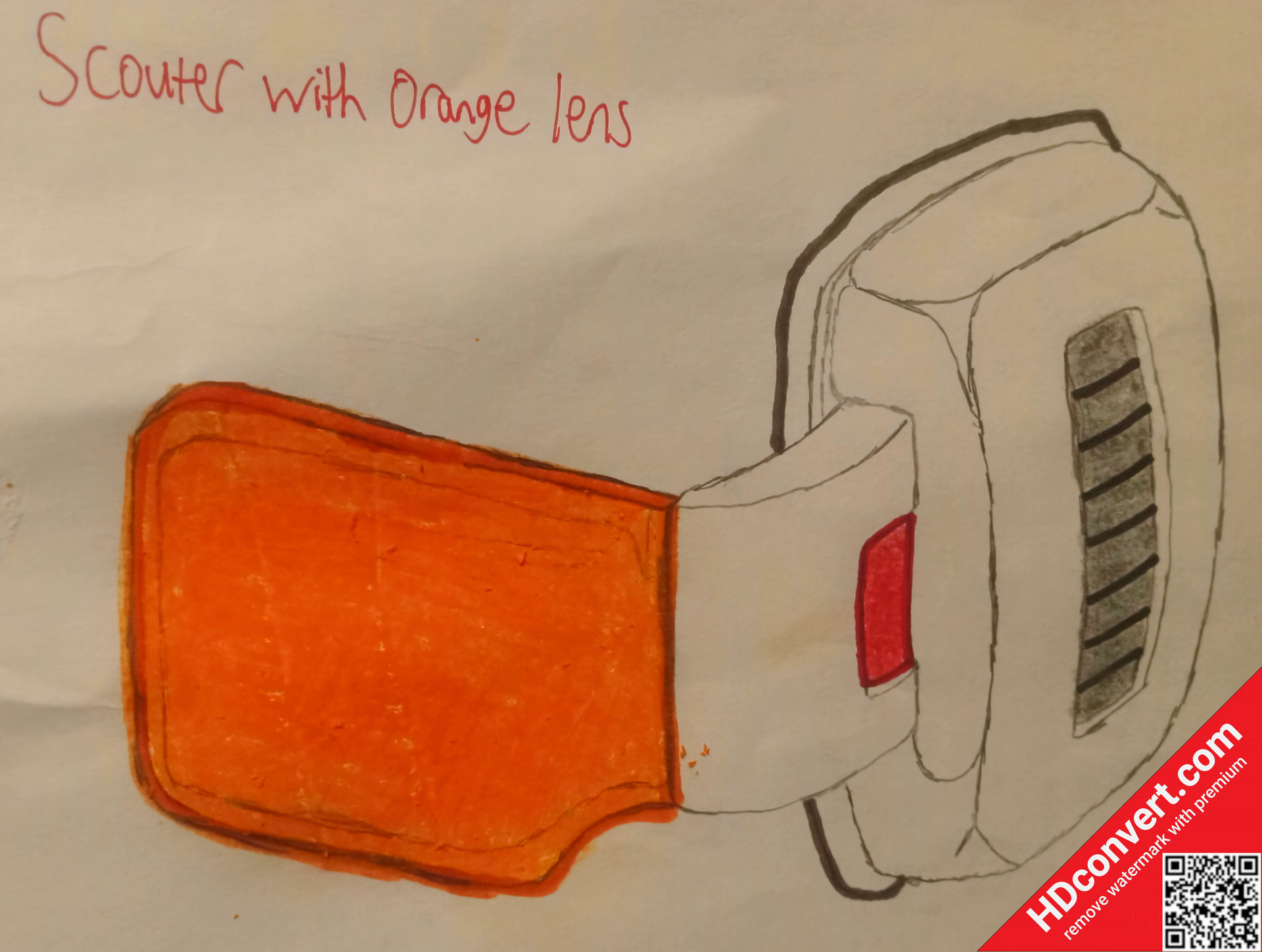 Dragon Ball Z/Super Scouter with Orange Lens by quincyjazimar13 on ...