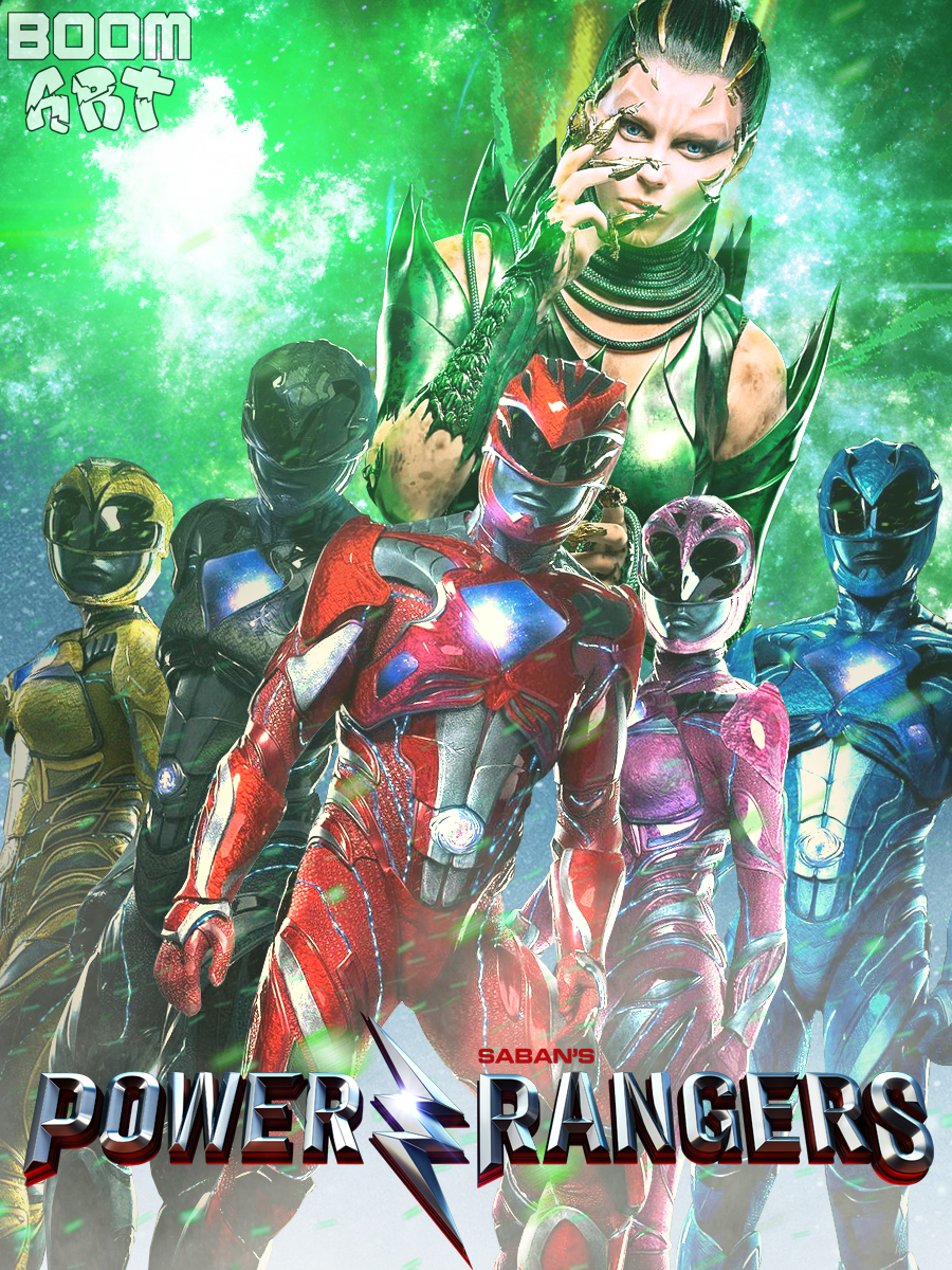 Power Rangers 2017 poster by BoomArt16 on DeviantArt