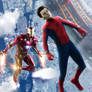 Tony saving Peter in space (Infinity War)