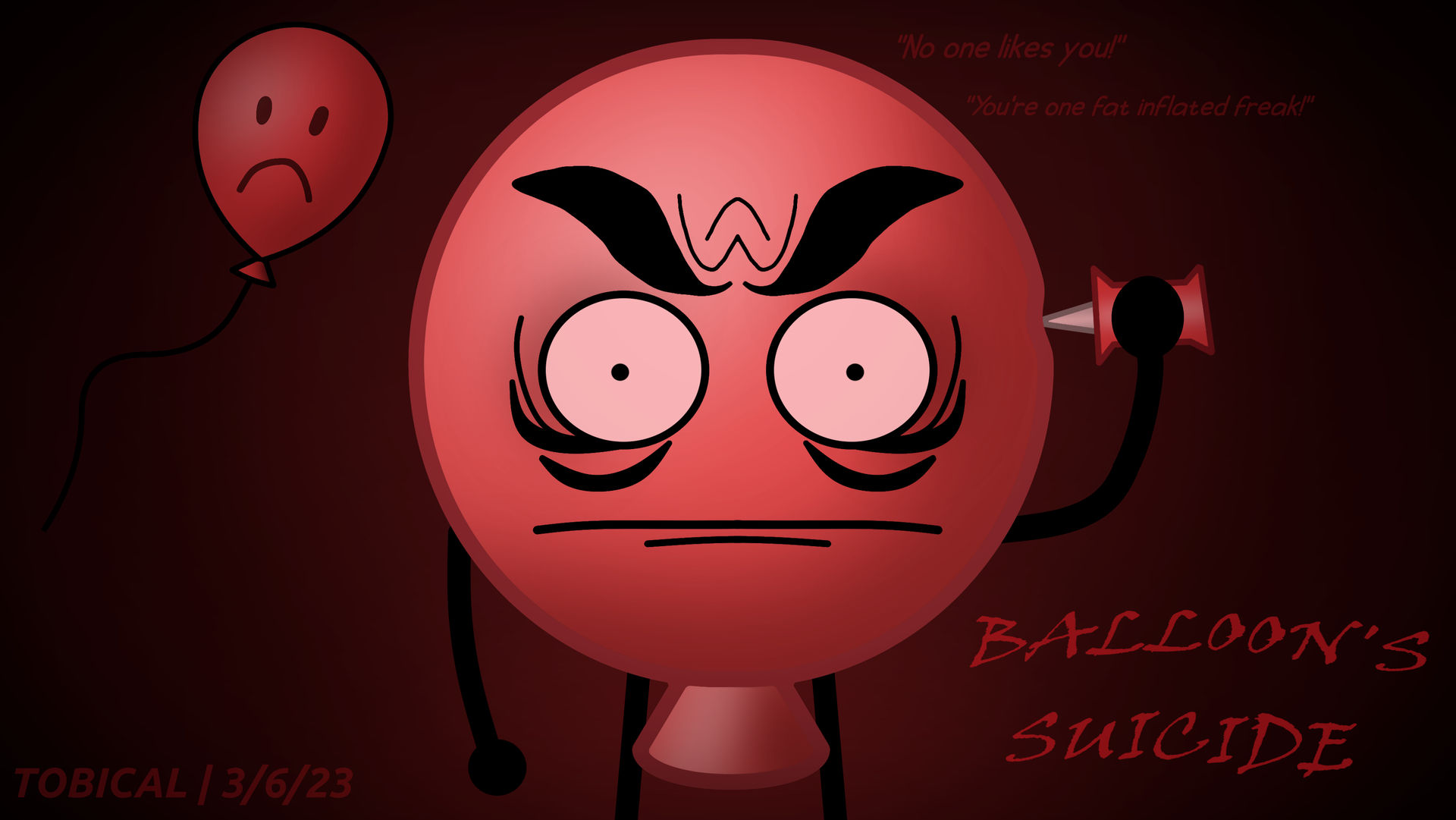 (FA) Inanimate Insanity: Balloon's Suicide by TobicalStudios02 on ...