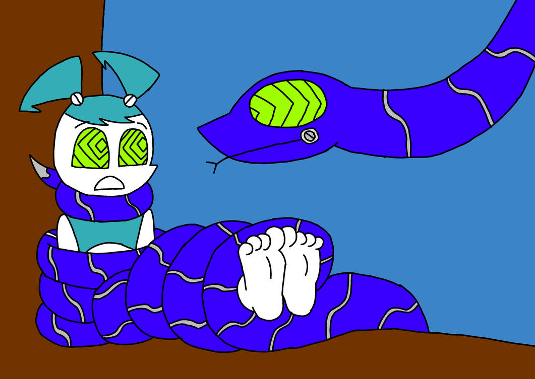 Jenny y la serpiente robotica by BeeCartoonist13 on DeviantArt