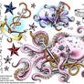 Octopus Tattoo Flash