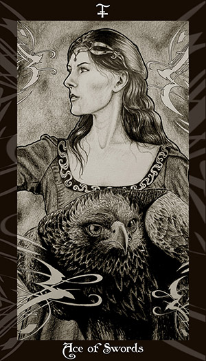 HP Tarot - Ace of Swords by Ellygator on DeviantArt