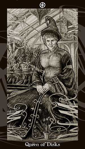 HP Tarot - Queen of Disks