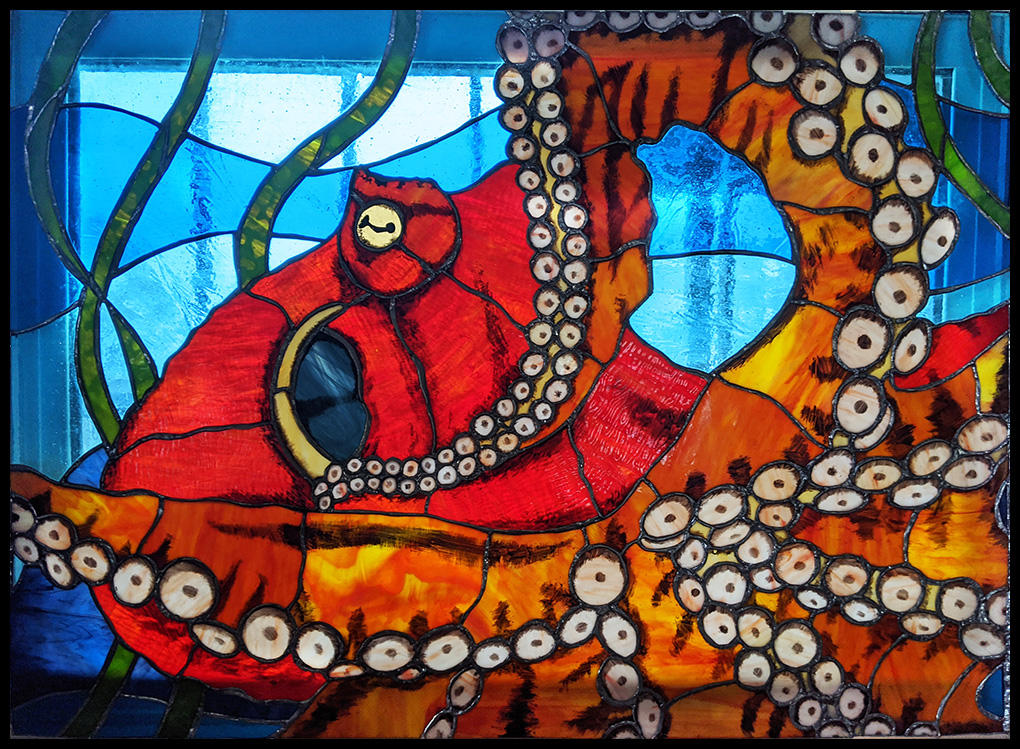 Octopus Window (Panel I) by Ellygator on DeviantArt