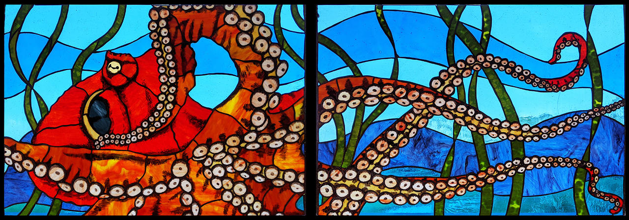 Octopus Window (Double Panel) by Ellygator on DeviantArt