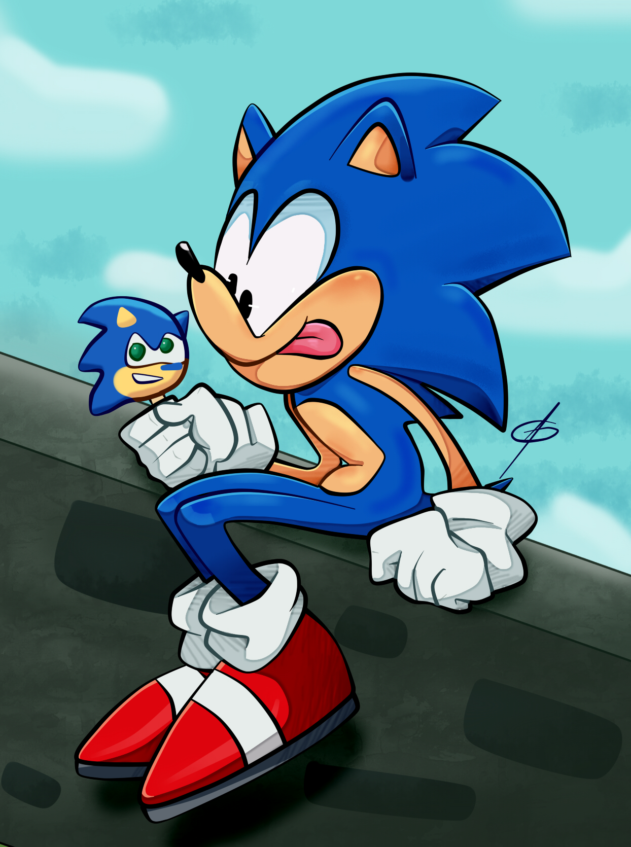 Classic Sonic Fanart by LightFreak86 on DeviantArt