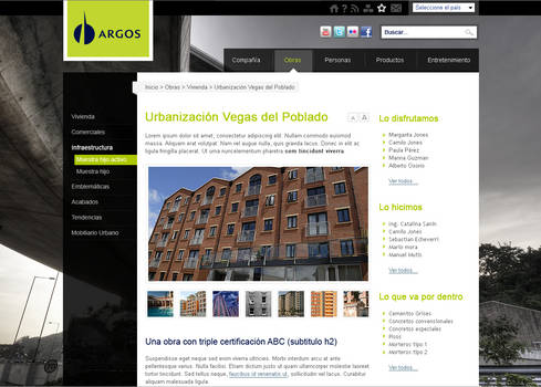 Web design 1 ARGOS Int.