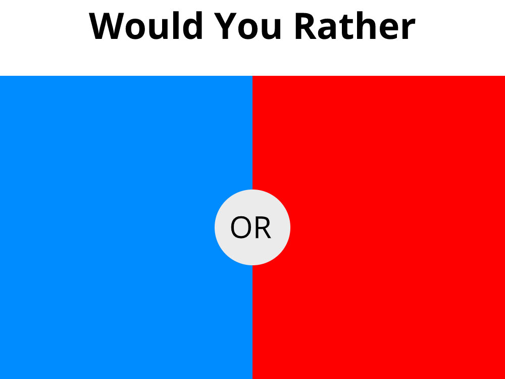Would You Rather Quiz Template By Afk J On Deviantart
