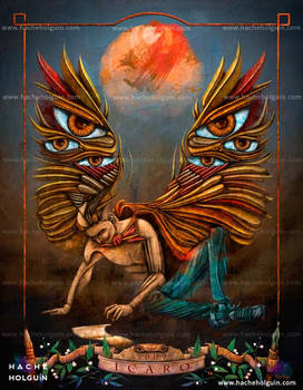 Ilustracion. Icarus: wings of creativity