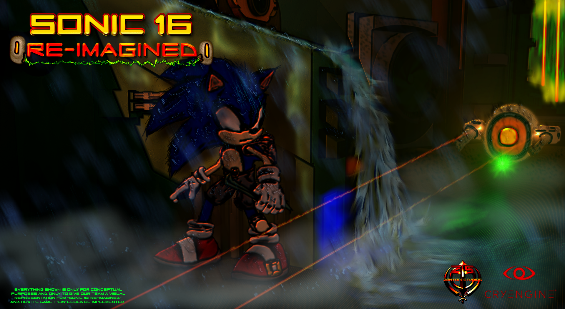 Sonic 16 - Re-imagined 'Visual Game-Play Concept'