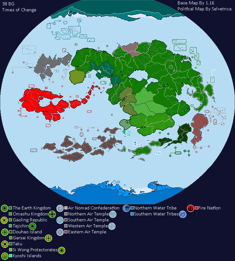 Avatar 38bg Times Of Change By Selvetrica On Deviantart Map Of The Earth Kingdom