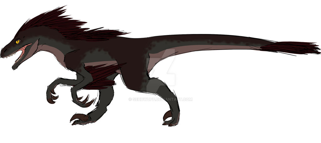 Bashful Raptor Raptor Doodle by SehbWuff on DeviantArt