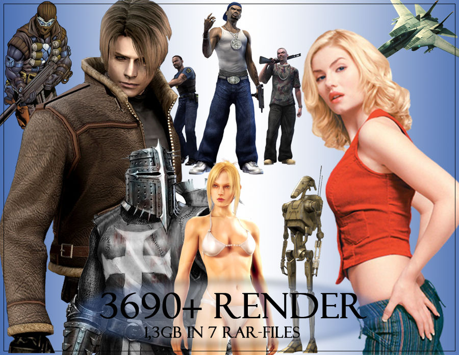 Nearly 4000 Photoshop Renders