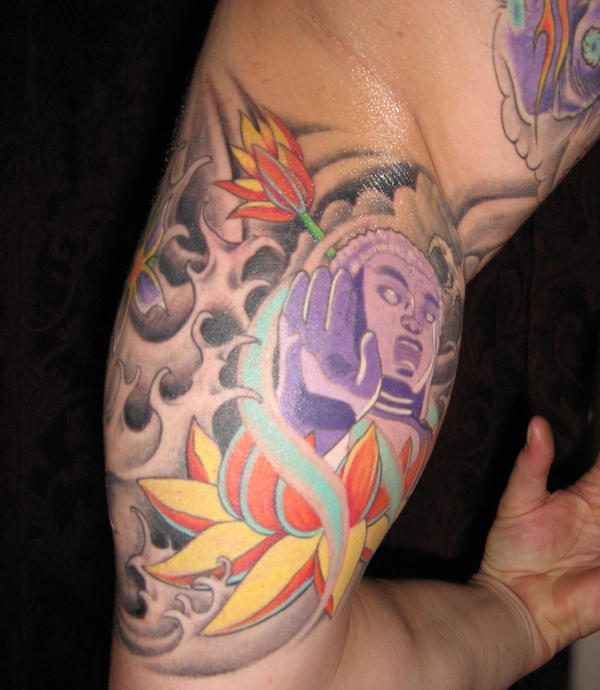 Koi Tattoo Sleeve Buddha 5 by jkrasher on DeviantArt