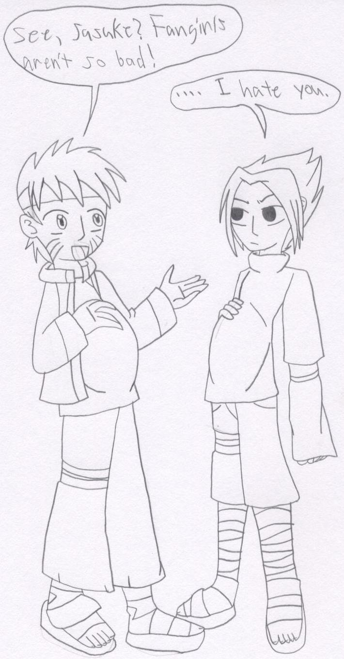 Naruto Sasuke MPREG collab