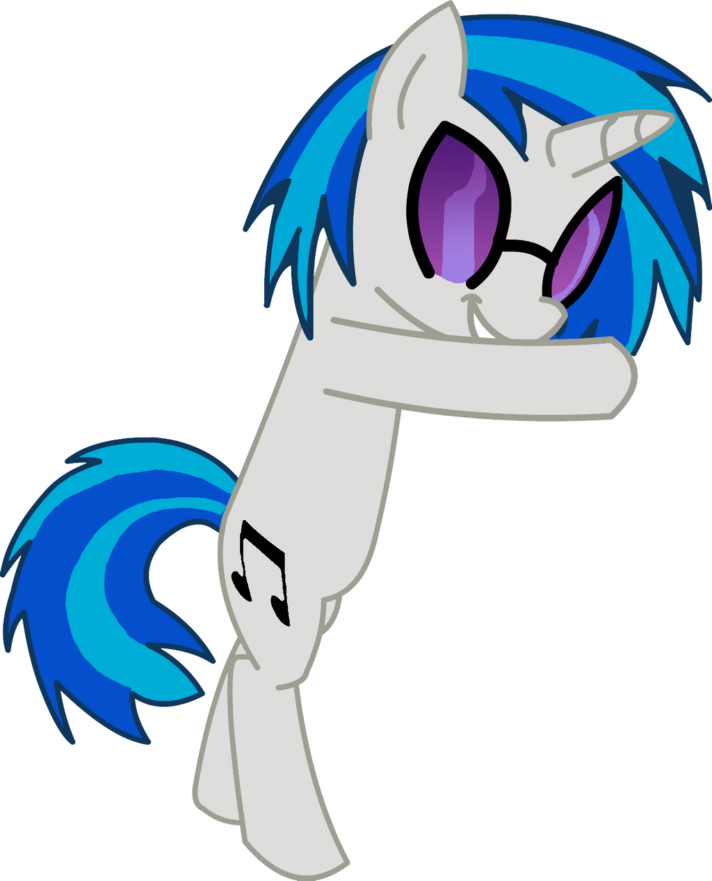 Vinyl Scratch Vector(Random Arm Motion) by GPVS on DeviantArt