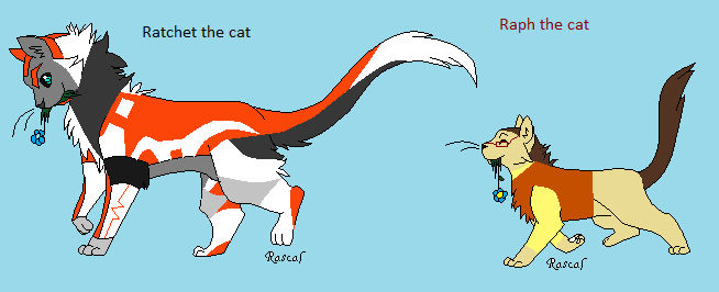 ratchet and raph catformers prime by elancioni6463 on DeviantArt