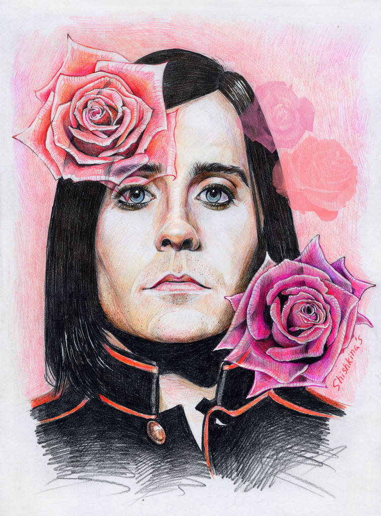 Jared Leto + Roses by Shishkina on DeviantArt