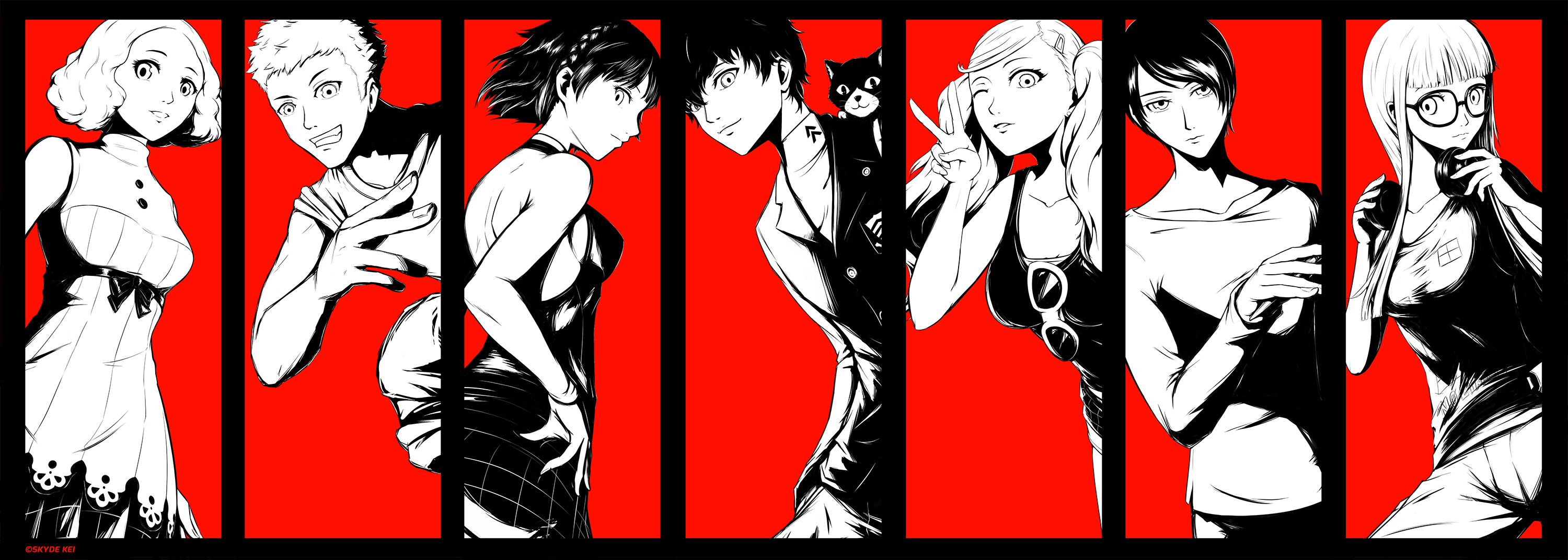 P5 Code People P5 Team by SkydeKei on DeviantArt