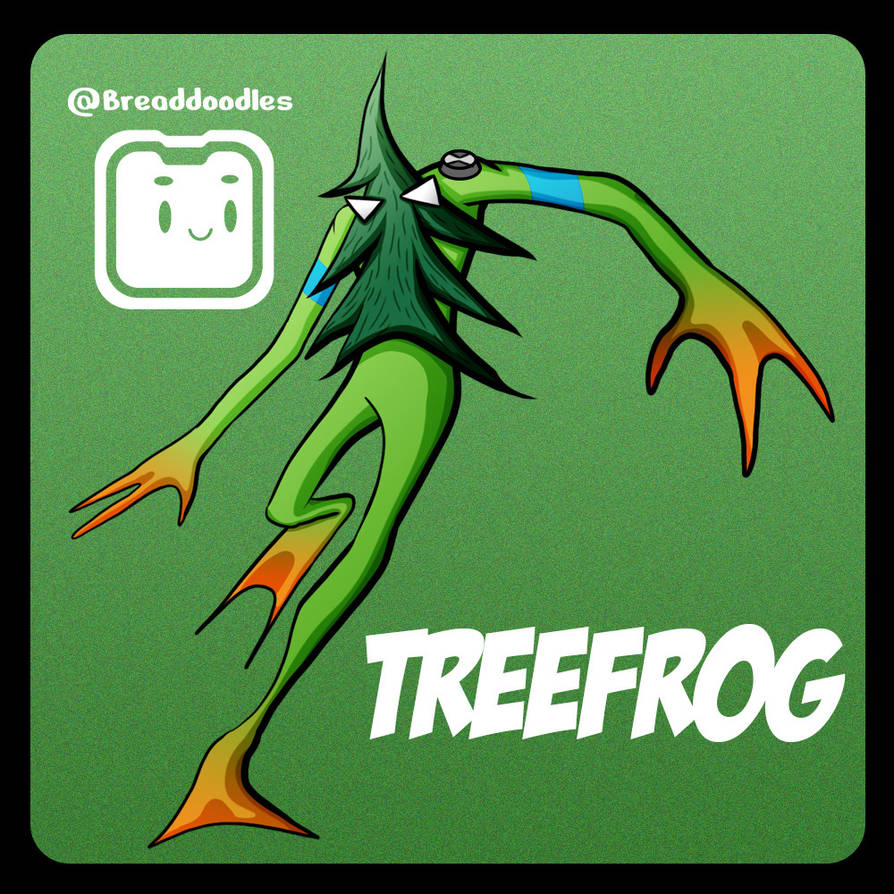 Tree Frog Oc Treefrog by Breaddoodles on DeviantArt