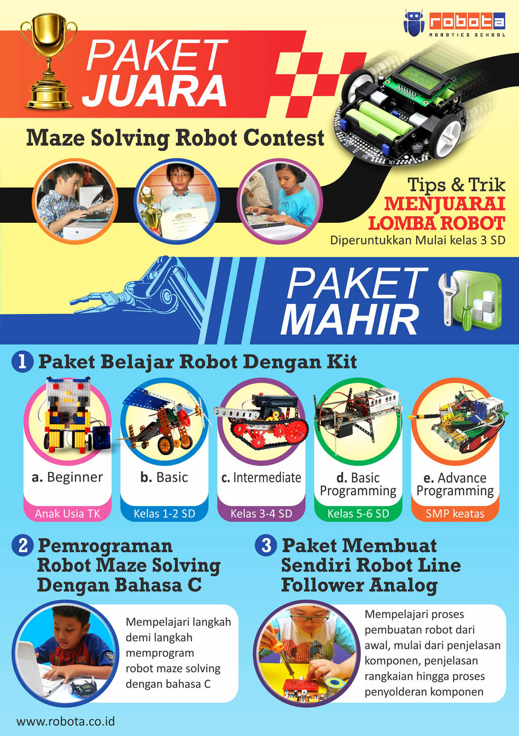 Paket Belajar Robot Robota