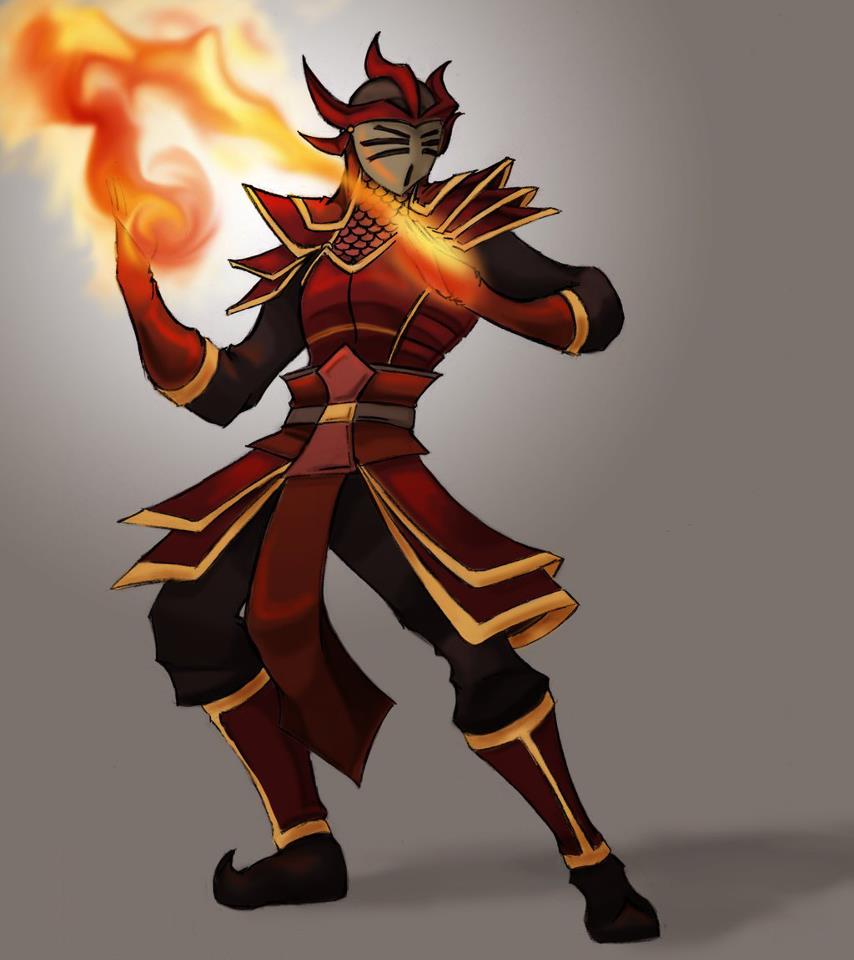 Firebender OC Ocra, the Dragon of the East by Csknight1991 on DeviantArt