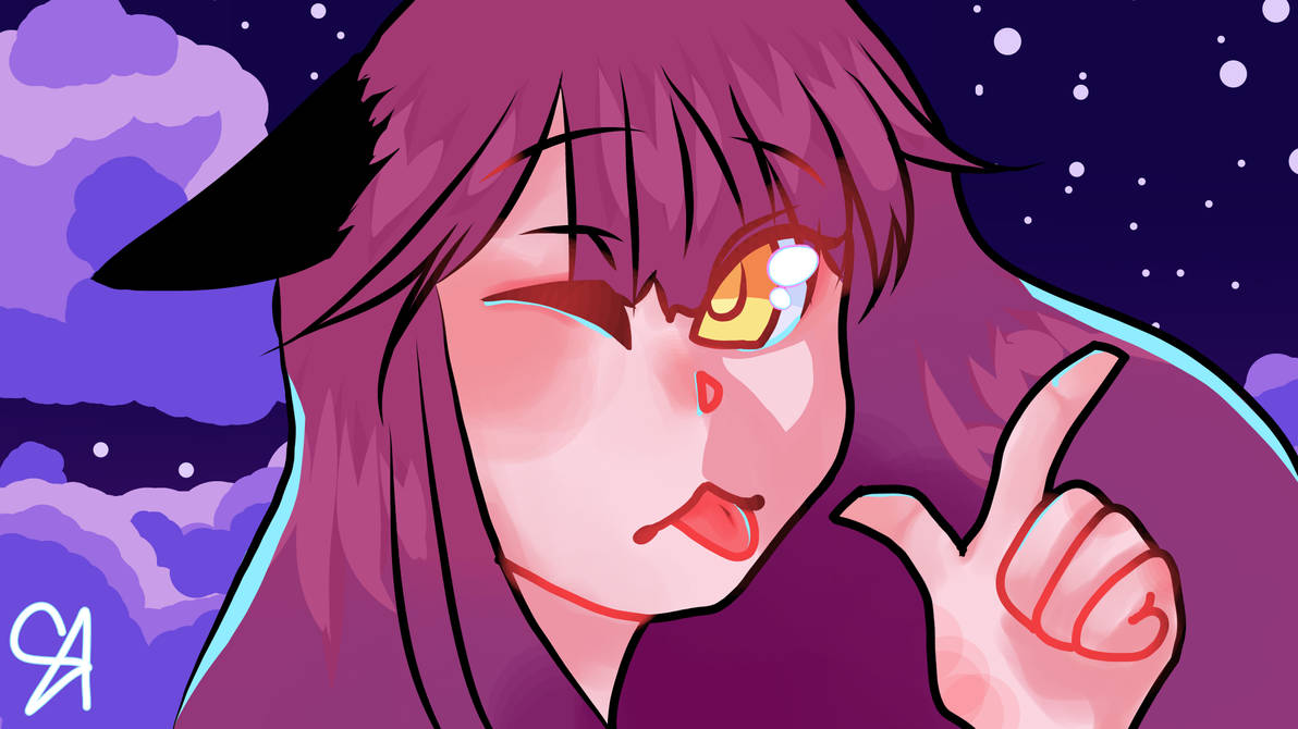 Cat Girl Brb by SleepyWolff on DeviantArt