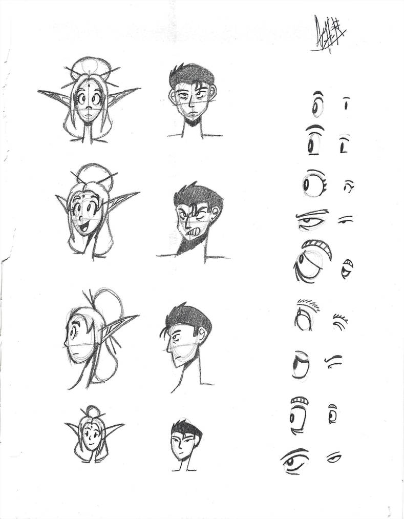 Character Practice Drawing by DKon5 on DeviantArt