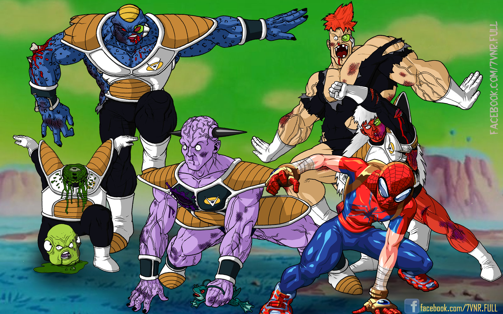 Ginyu Force (DBZ) vs Spiderman by Pi-Eyz on DeviantArt Ginyu Force (DBZ) vs Spiderman by Pi-Eyz on DeviantArt
