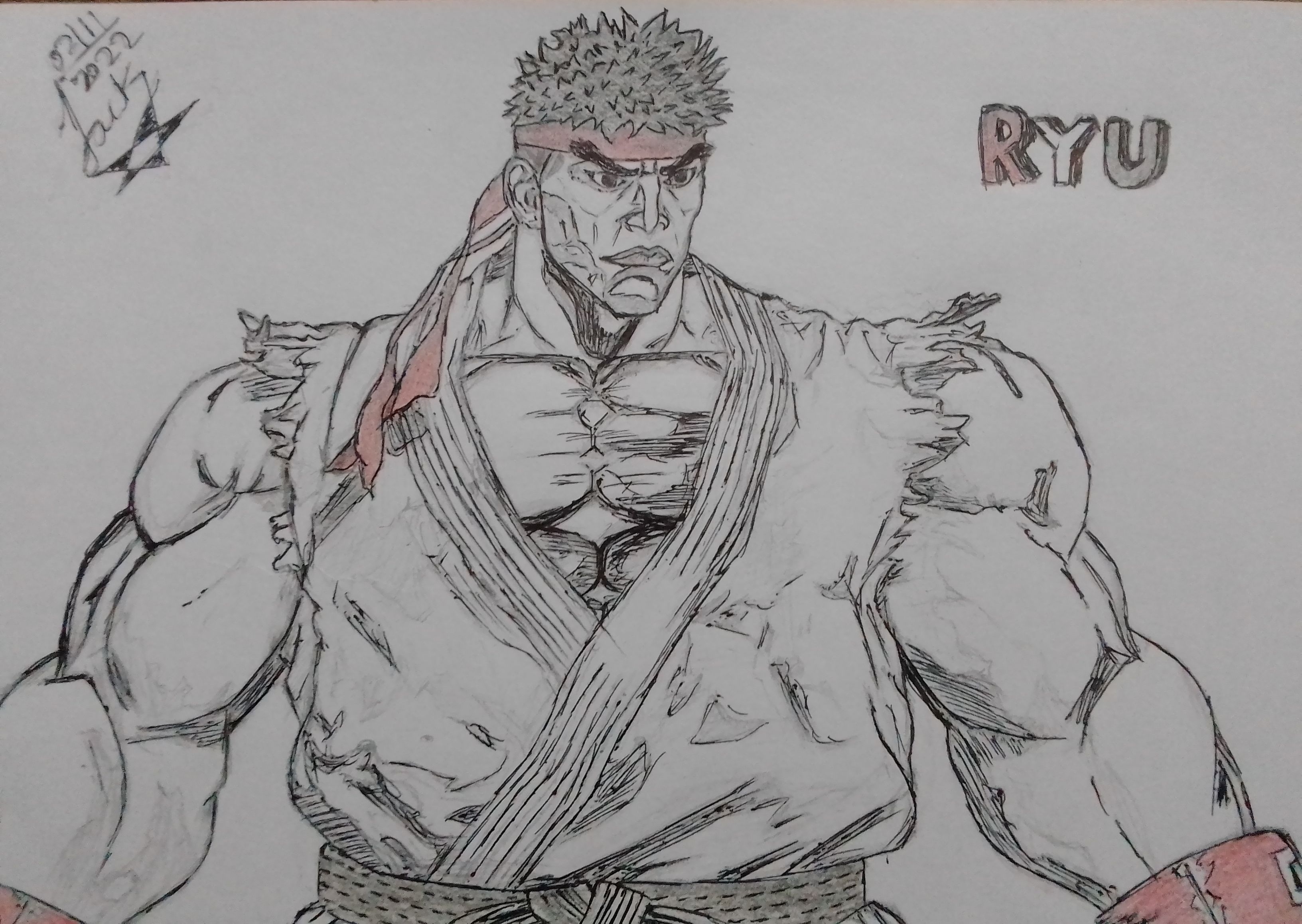 Ryu Street Fighter V cervezaman - Illustrations ART street
