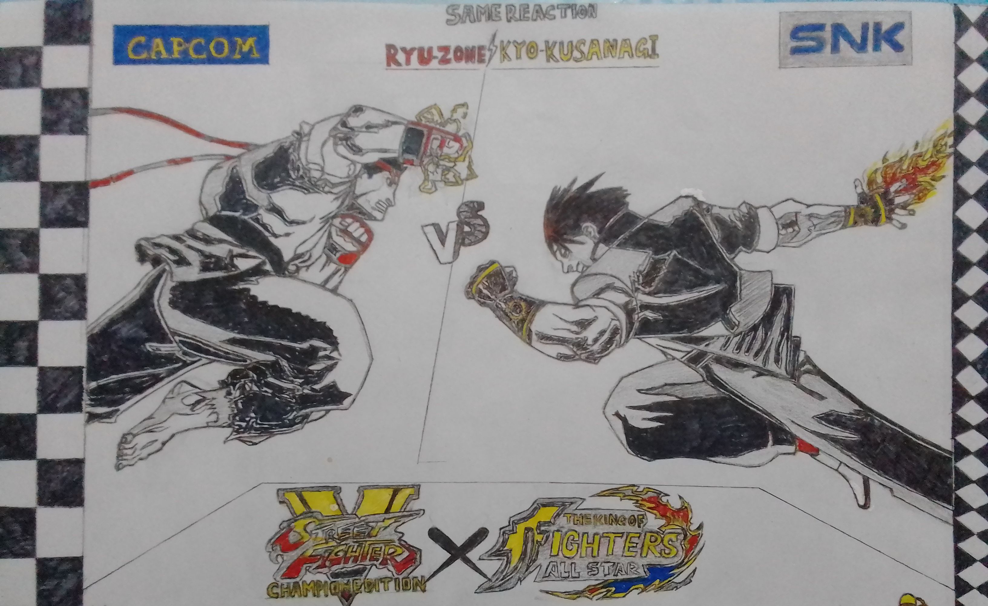 Shrek Vs Ryu Ryu vs kyo clash of cross verse by jackfantasia555 on DeviantArt