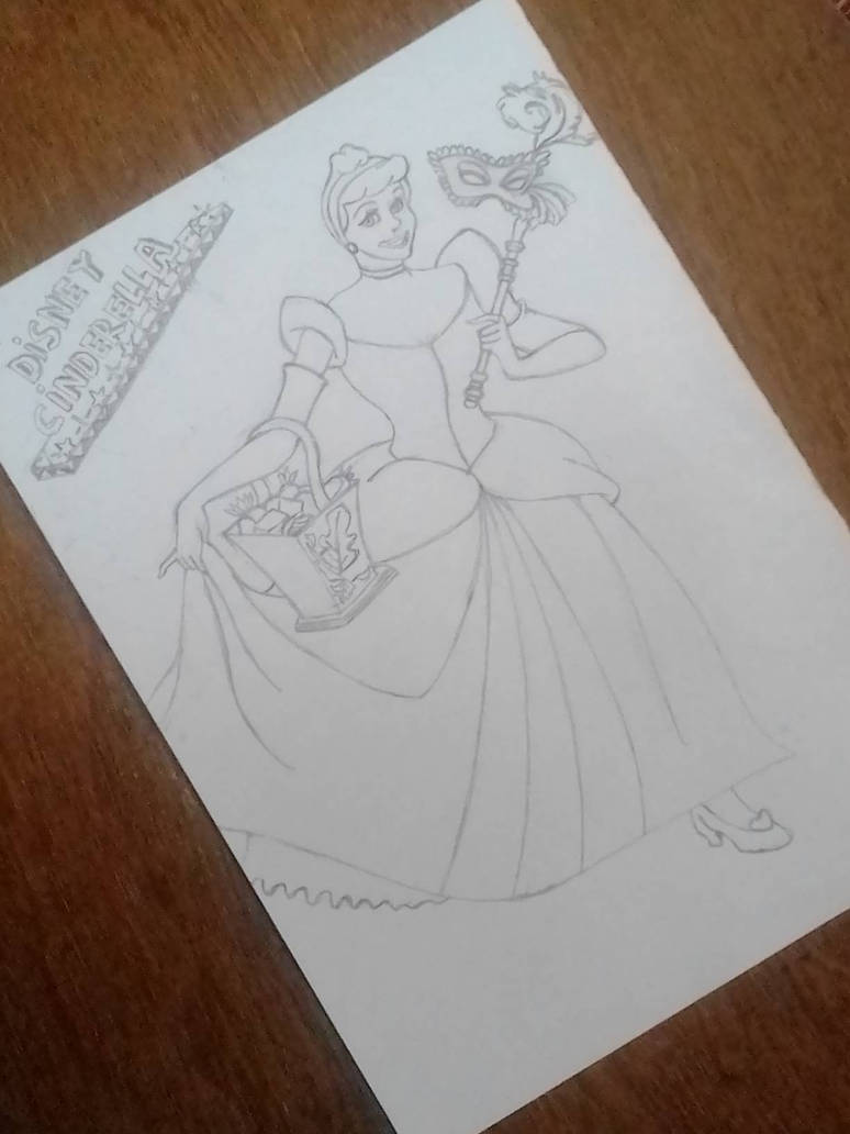 Disney Cinderella pencil artwork by jackfantasia555 on DeviantArt