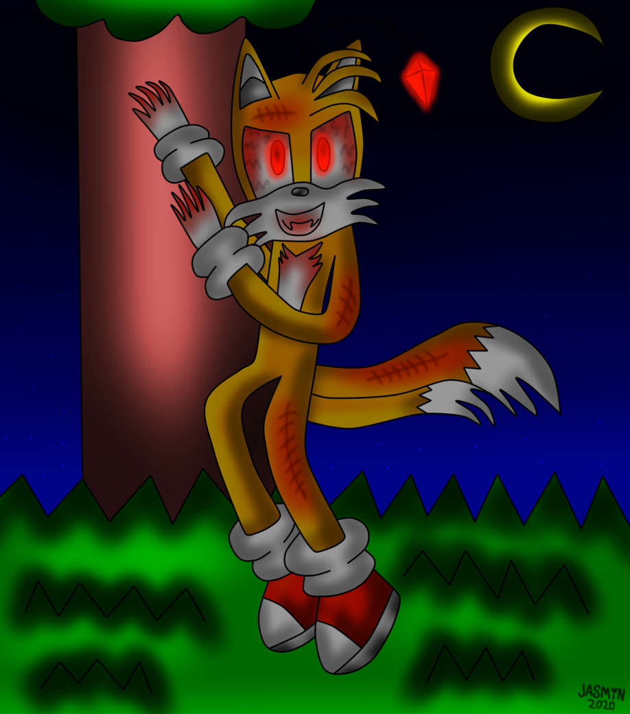 Tails doll demon form by Dogmouseart on DeviantArt