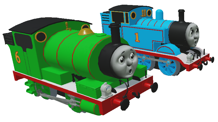 Thomas And Percy Scared (Vector) by ELTIKI1508 on DeviantArt