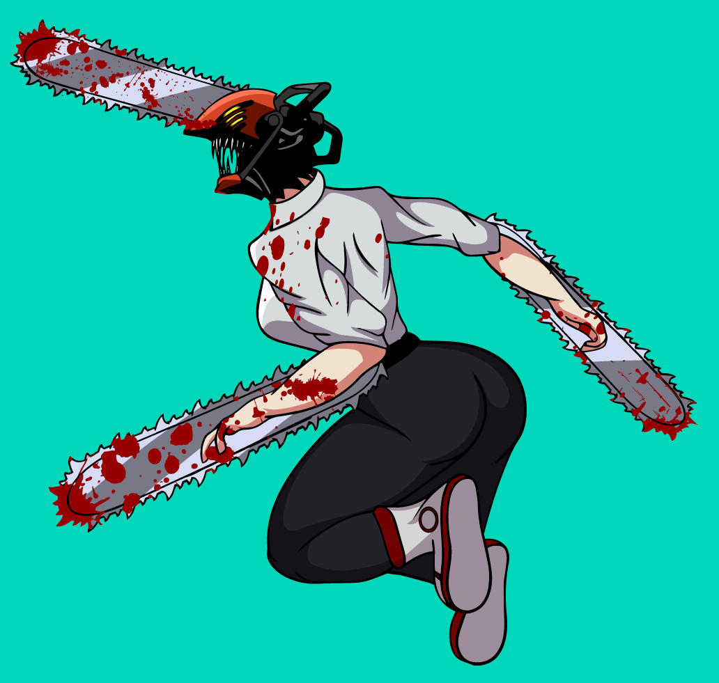 Anime Chain Saw Girl by PurimSama on DeviantArt
