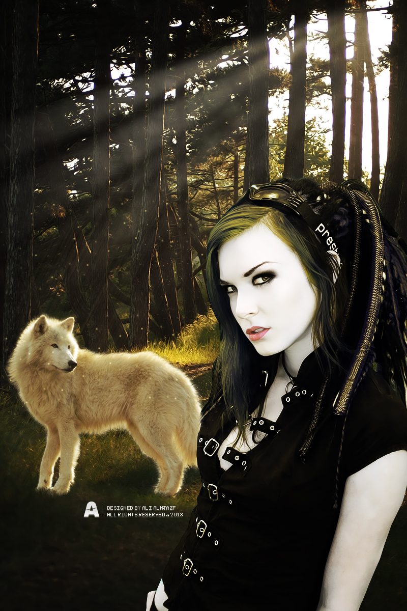 Girl And Wolf