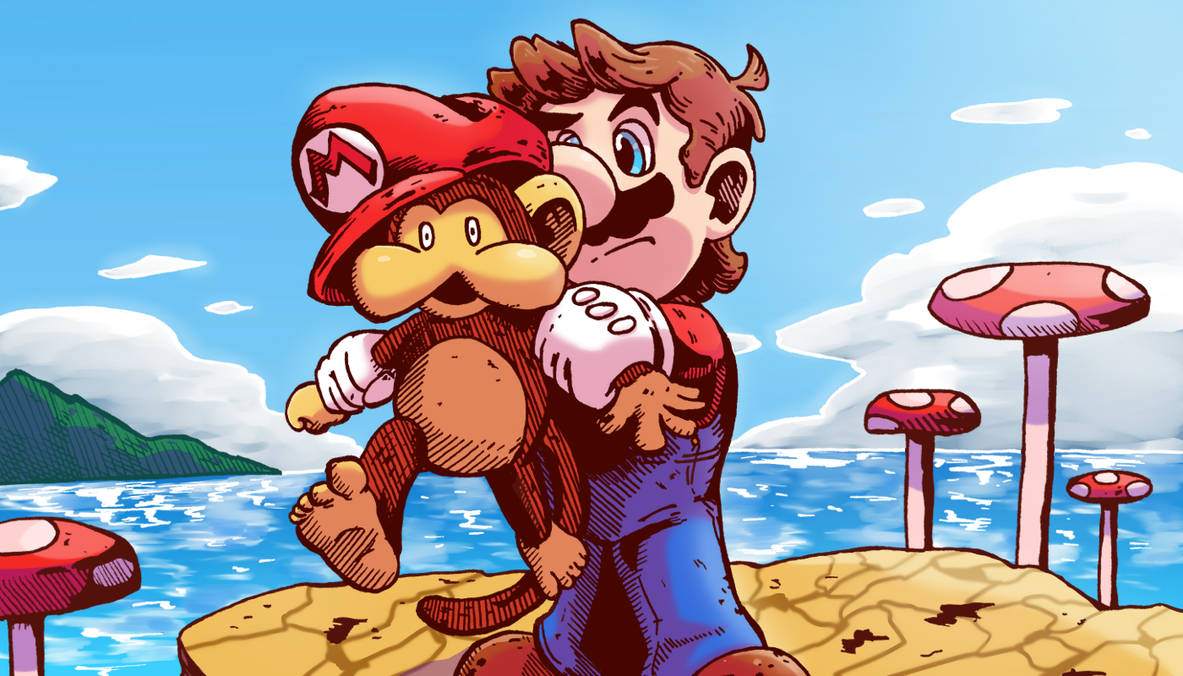 Mario And Ukiki By Zabelin On DeviantArt mario-and-ukiki-by-zabelin-on-deviantart
