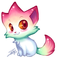 Aurora Kitten Star Chibi