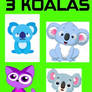 3 Koalas 