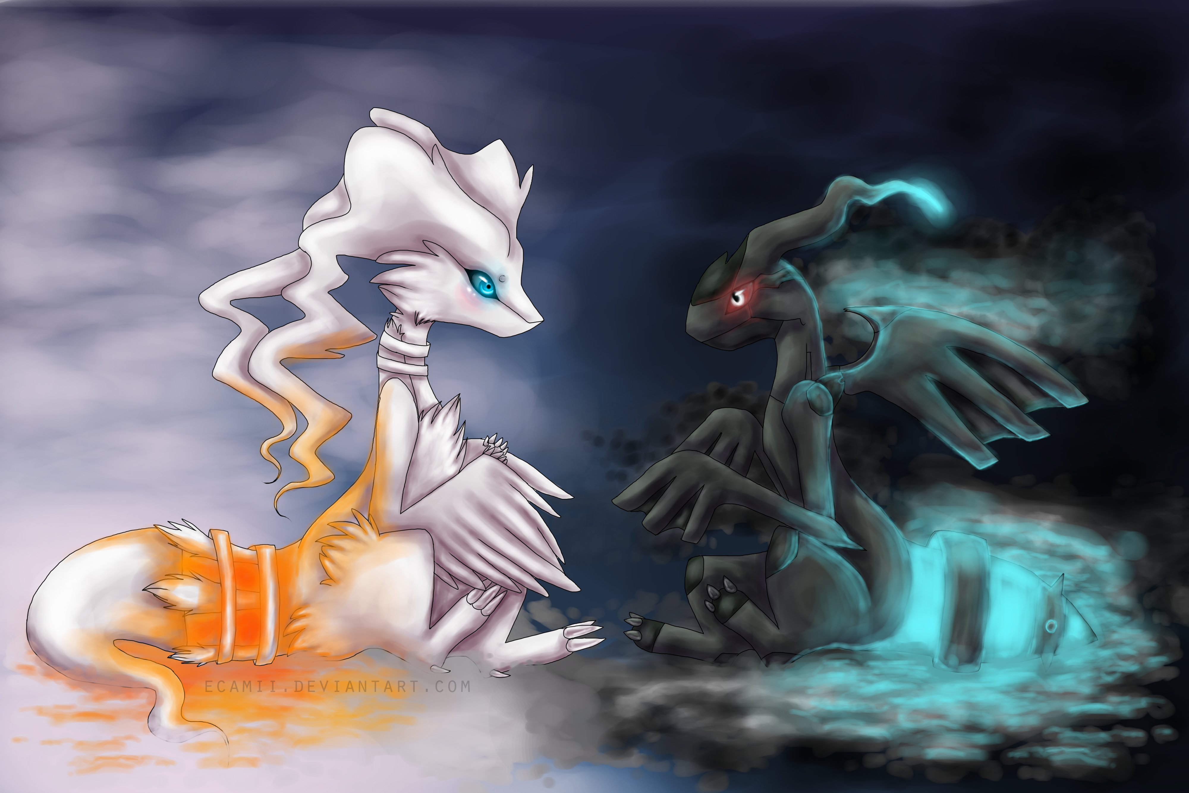 Reshiram and Zekrom