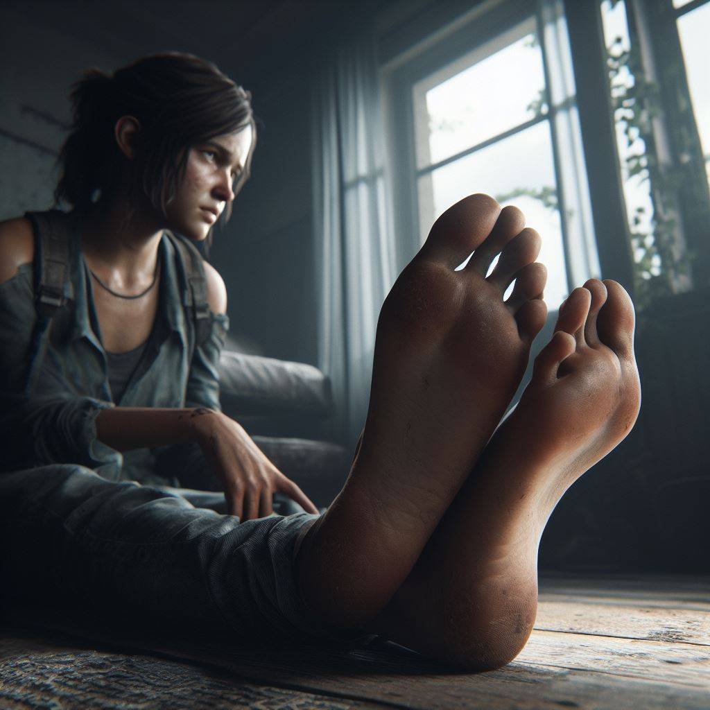 Ellie feet 3 by guyguyguy123678 on DeviantArt