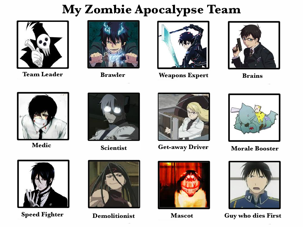 My Zombie Apocalypse Team