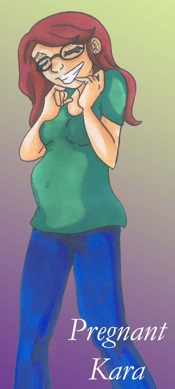 Pregnant Kara by Stephieca on DeviantArt