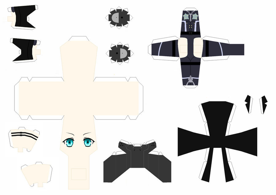 Sweet Raiden Papercraft part1 by KimiMonsterKitty on DeviantArt