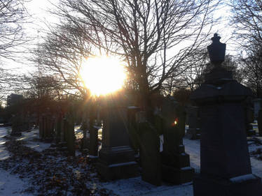 Snowy Cemetery II - Aberdeen