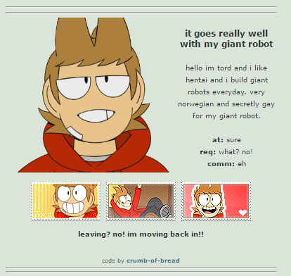 tord page code